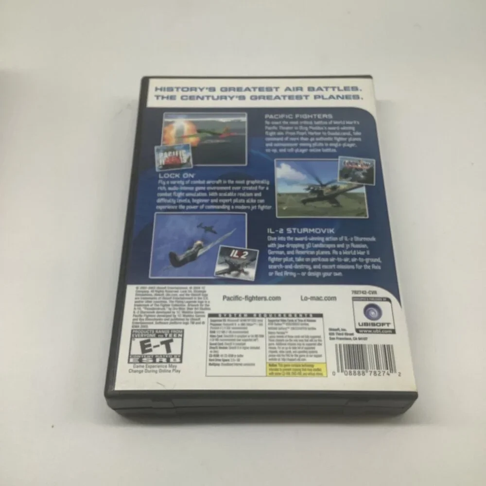 The Ultimate Flight Collection PC‎ Game Pacific Fighters Lock On Il-2 Ubisoft
